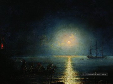 Ivan Aivazovsky contrebandiers Paysage marin Peinture à l'huile